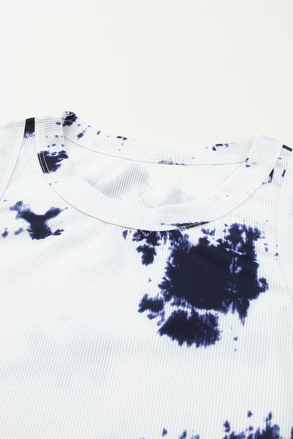 Tie-Dye Round Neck Tank Luvéillé