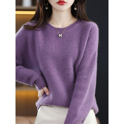 Round Neck Cashmere Loose Pullover
