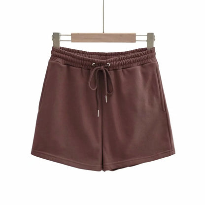 Loose Pocket Drawstring Shorts