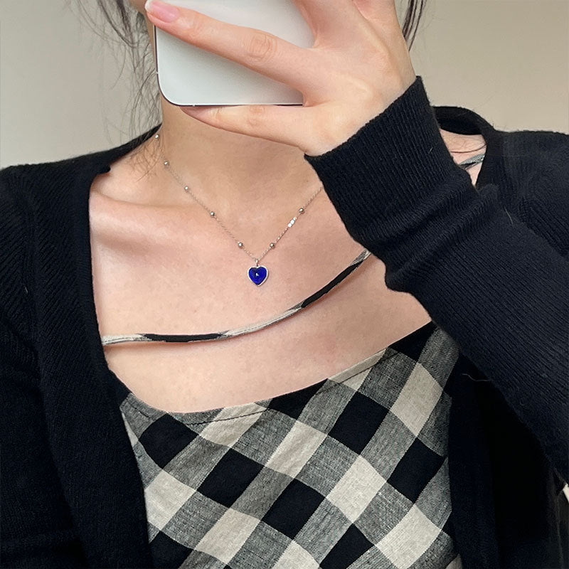 Heart & Beads Clasp Chain